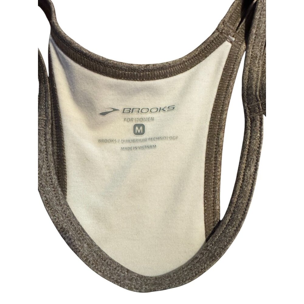 Brooks Womens M Black/White Athletic Tank Top - Picture 7 of 8